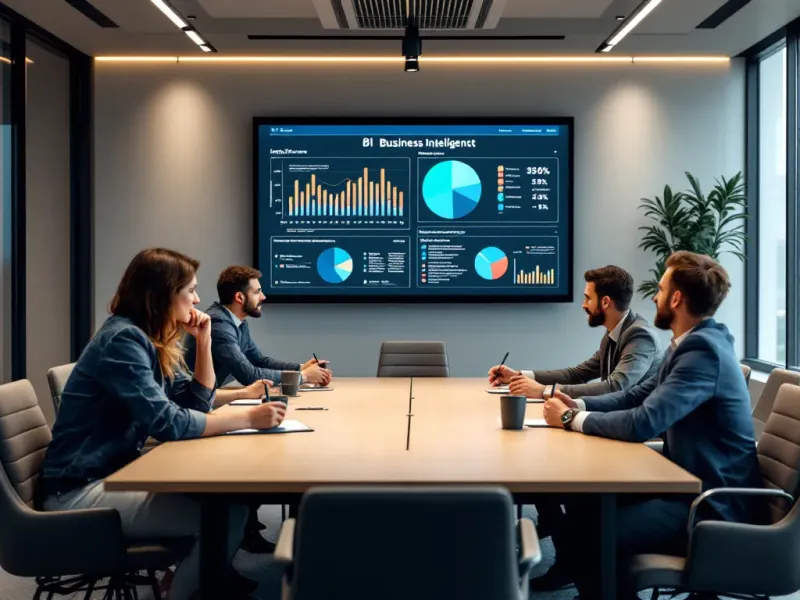 Dashboard de Business Intelligence con KPIs y gráficos